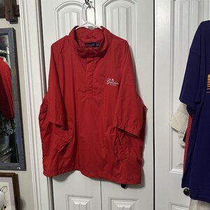 Polo Ralph Lauren Golf Windbreaker Pullover Red XXL Greenbrier Red Big Pony